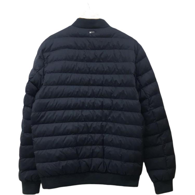 Polo Ralph Lauren Solid Color Baseball Collar Long Sleeve Down Jacket Men outerwear Navy-Blue 710813403-001
