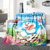 1pc Blue Cat Adventure Flannel Blanket,Ultra Soft Warm Plush Throw for Home Bedroom Bed Sofa Cover Camping Picnic gift Y7242