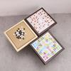 1:12 Scale Miniature Dollhouse Chinese Chess/Go/Reversi Board Game Set Lifelike Tabletop Strategy Game Accessories Present