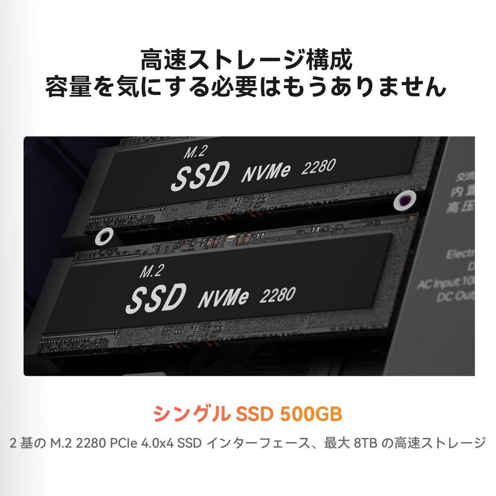 Beelink EQR6 6800U Mini unterstützt bis zu Dual Compact PC mit 24 GB 500 GB PCIe AMD Power 4K WiFi BT Air und Energiespar-PC, 4,7 GHz 8C/16T LAN, LPDDR5,