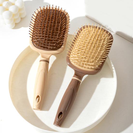 Air Cushion Brush with Mirror 2-in-1 Multi-functional Anti-static Scalp Massage Comb Men Women Portable Hair Styling Detangling Brush