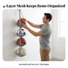 Balls Storage Organizer Space-Saving Hanging Mesh Toy and Holder