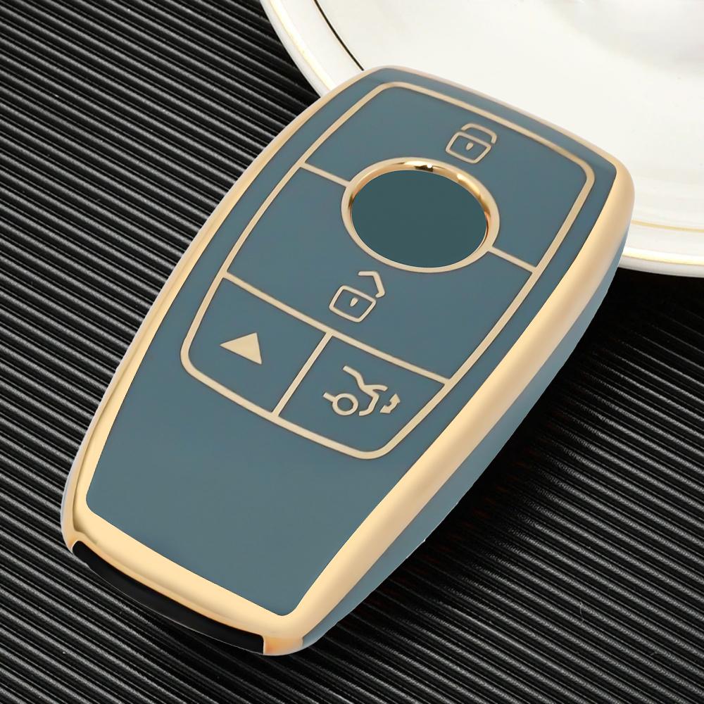 

4 кнопки автомобильный пульт дистанционного ключа чехол Fob чехол для Mercedes Benz W205 W213 W222 X167 W177 ACESG класс GLC CLA ключ протектор