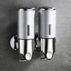 Manueller Seifenspender, Wandmontage, Handgelspender, Flüssigkeitsbehälter für Handseife, Shampoo, Spülung, Duschgel