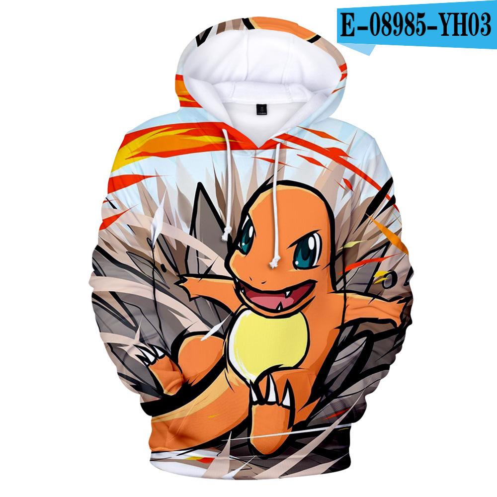 

Детская толстовка с капюшоном Pokémon Pikachu, повседневная одежда, лучший подарок, осенняя мода, новинка, 2024 140