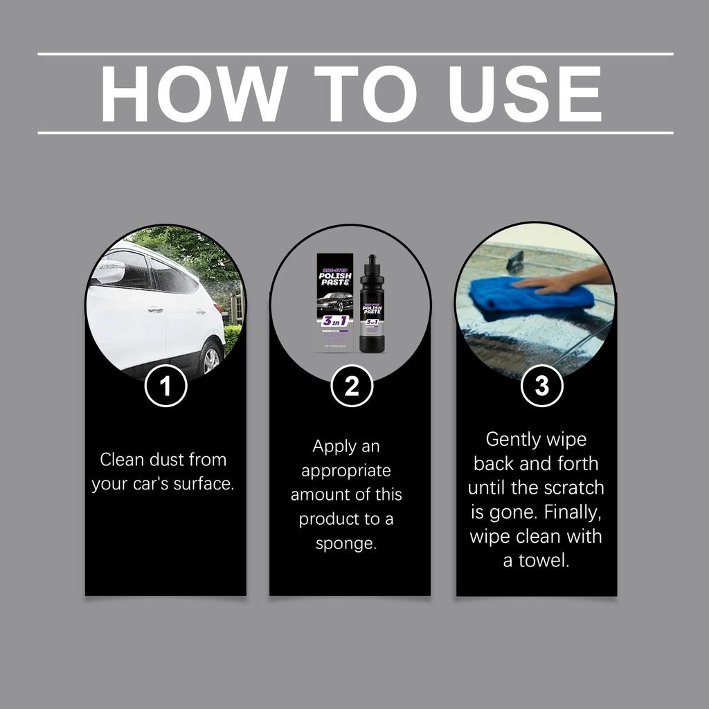 Car Paint Care Paste Coating Maintenance Polishing And Cleaning Cream