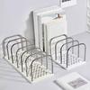 Desktop File Sorter Organizers 6 Section Bookend Space Saving Book Organizers Magazine Stand for Book Magazine Album