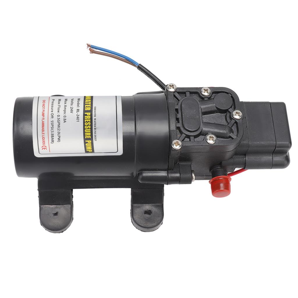 Wasserdruck-Membranpumpe Selbstansaugende Membranpumpe Hochdruck-Wasserpumpe für Außenbereich RL 2401 24V