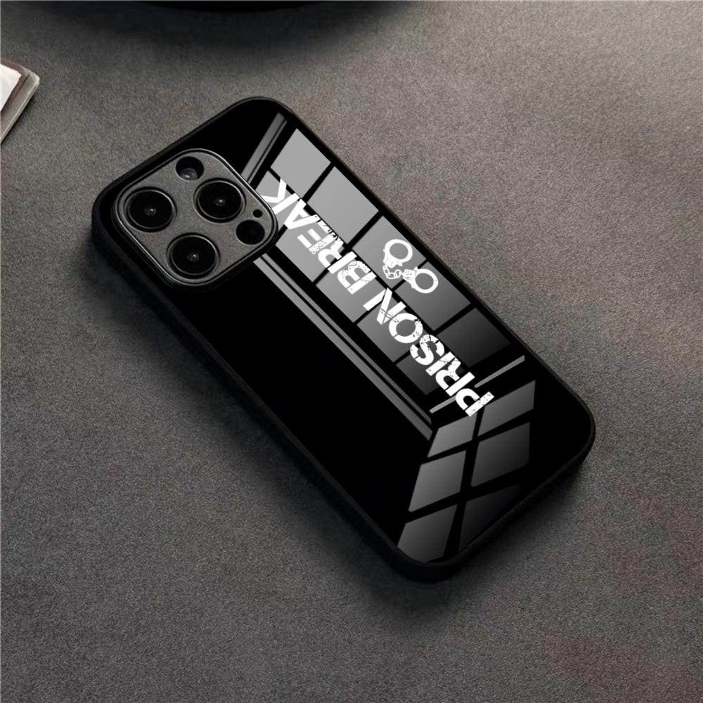 Prison Break TV Series Phone Case For 17 Pro Max IPhone 16 Pro 14 12 11 13 Mini X XR XS 15 Plus SE Glass Cover