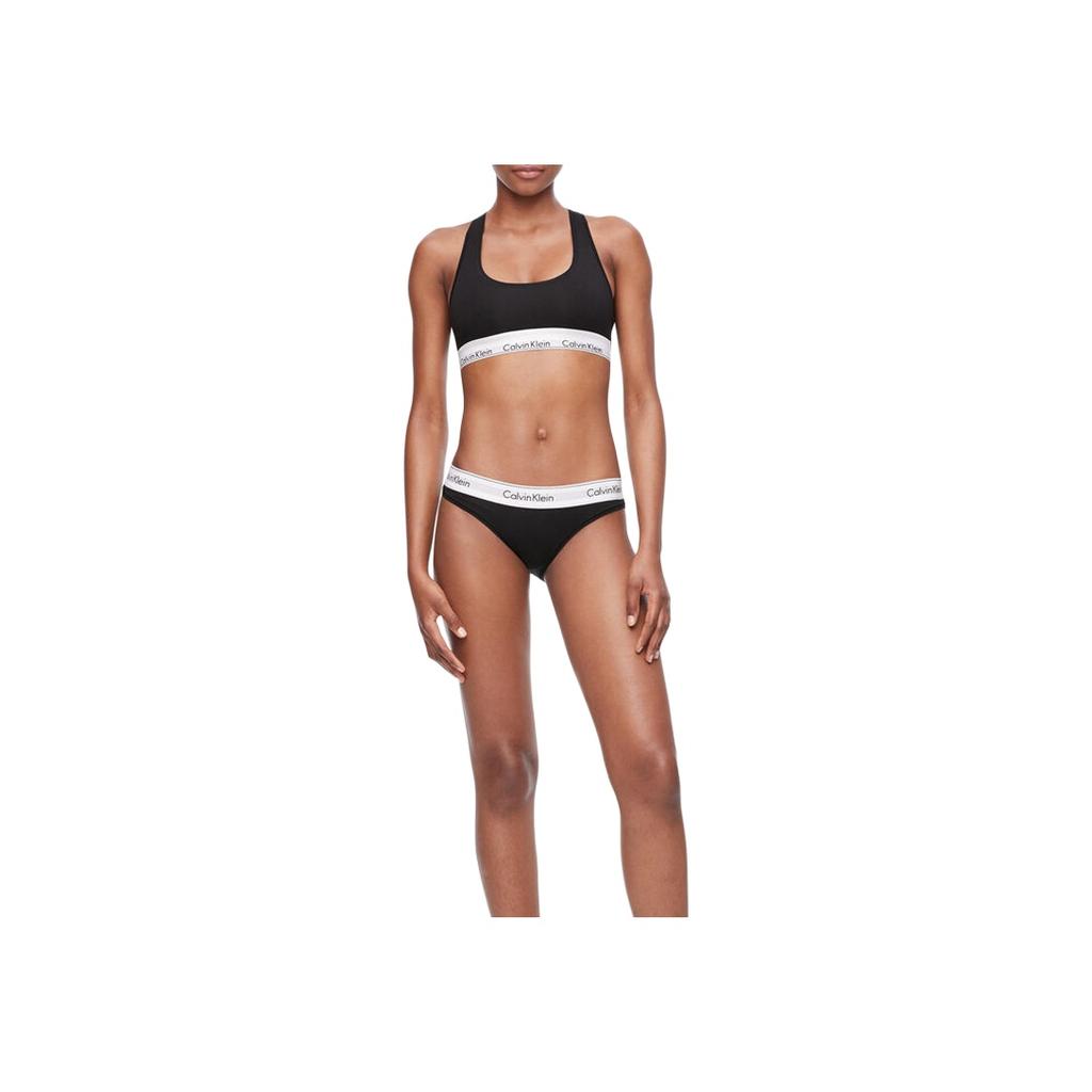 Calvin Klein Seamless Thin Padded Sports Bra Women Underwear Black F3785-001