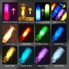 Car USB LED Rainbow Color Atmosphere Light LED Filament Lamp Portable Lighting Plug and Play Decorative Atmosphere Light