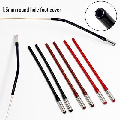 1.5mm Thin Imitation Acetate Temple Tips with Round Hole and Needle Core