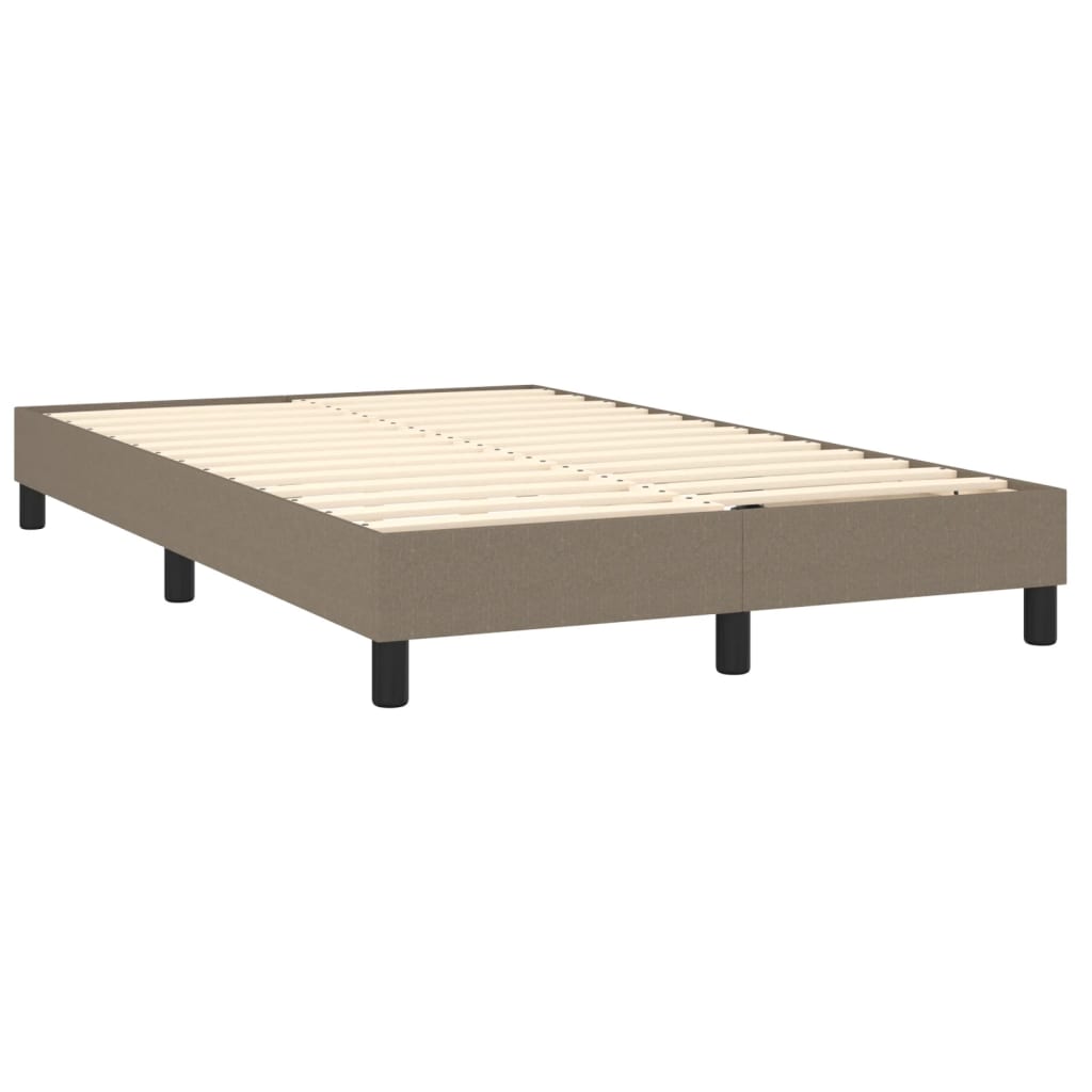 Vidaxl Rama Łóżka Bez Materaca, Taupe, 120X200 Cm, Obita Tkaniną