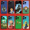 Link The Legend of Z-Zelda Phone Case For iPhone 16,15,14,13,12,11,Pro,XS,Max,XR,Plus,E,Mini Black Shockproof Cover