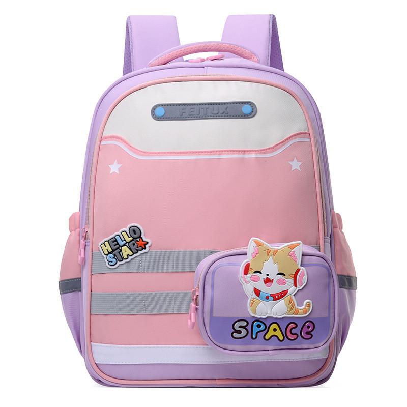 Lightweight And Stylish Kids Backpack For Boys And Girls With Nylon Material And Cartoon Patterns
