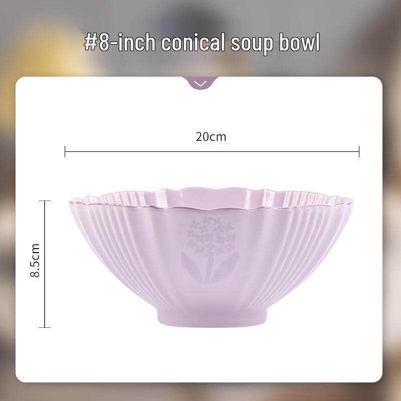 Lan Tuan Bone China Lily of the Valley Soup Bowl