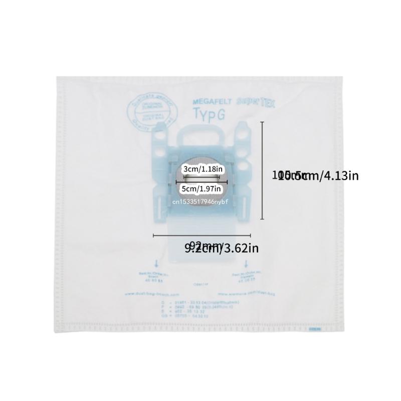 Pack of 5/10/12/15 Vacuum Cleaner Cloth Dust Bag For BSG7 BSGL3 126E BSG6 312E Vacuum Cleaner Large Capacity Dust Bag Dropship