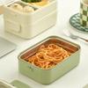2 Layer Lunch Storage Container Stainless Steel Food Container Compartment Lunch Box  For Picnics