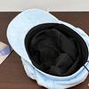 Fashion 2000s Cats Ear Beret Hat Soft Cotton Octagonal Hat for Women Girl Daily Outfit Anime Theme Headwear for Winter Wear