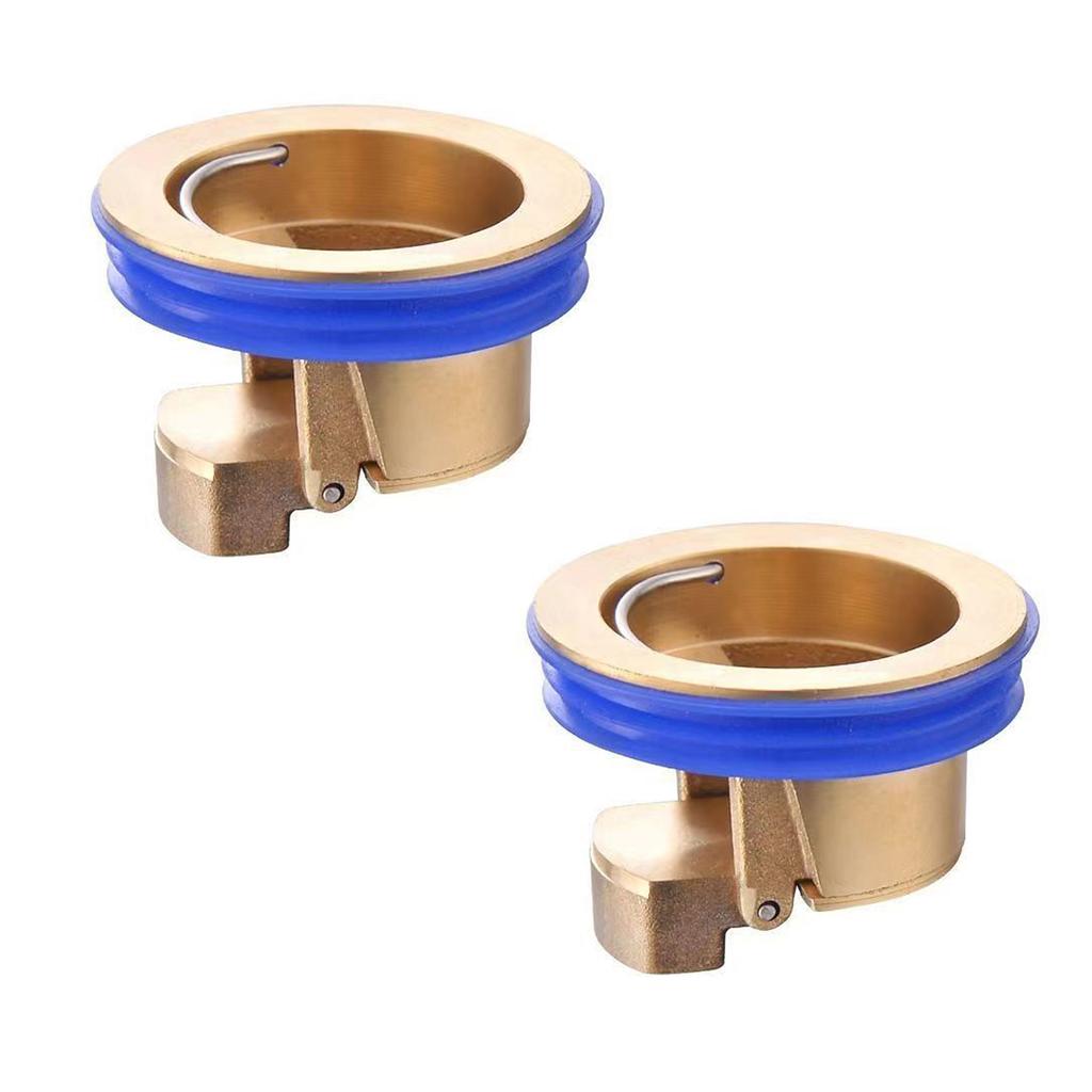 2PCS All Copper Floor Drain Core Floor Drain Odor Prevention Cores Straight Row Odor Prevention Drain Core Self Sealing