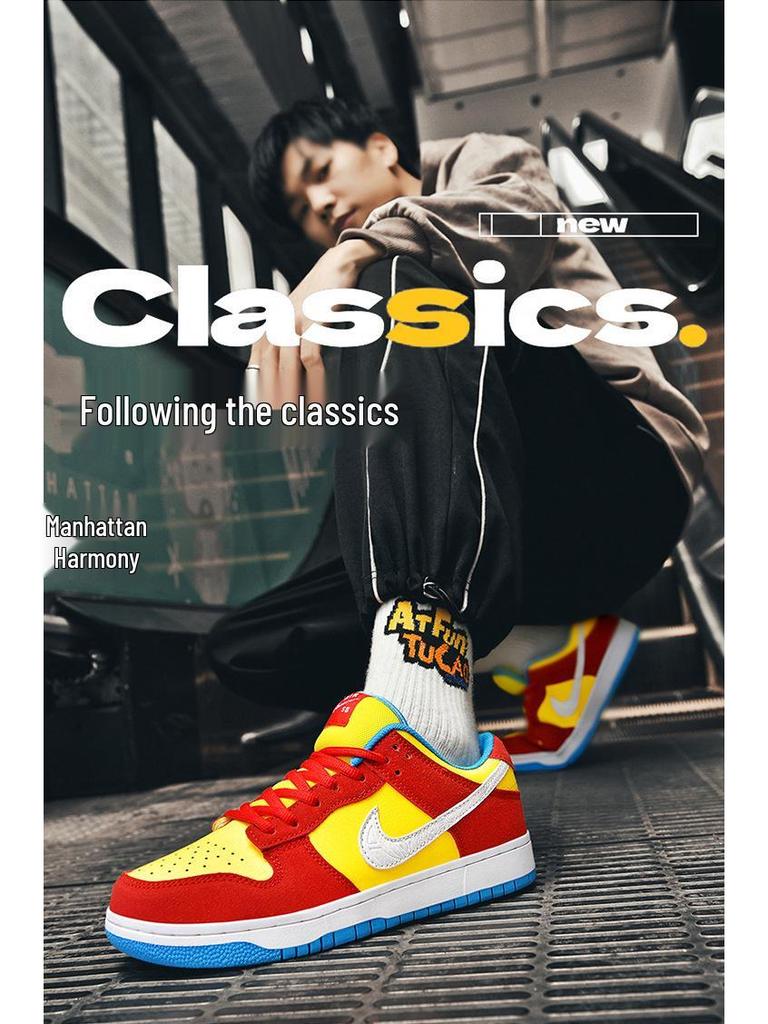 AJ Pánské/Dámské Červeno-Modré Nesourodé SB Nízké Skate & Běžecké Boty