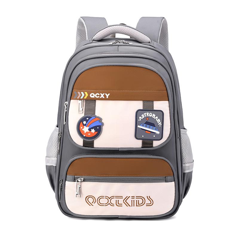 

Детский рюкзак для девочек Снижение нагрузки Многослойные школьные сумки Защита позвоночника для мальчиков начальной школы