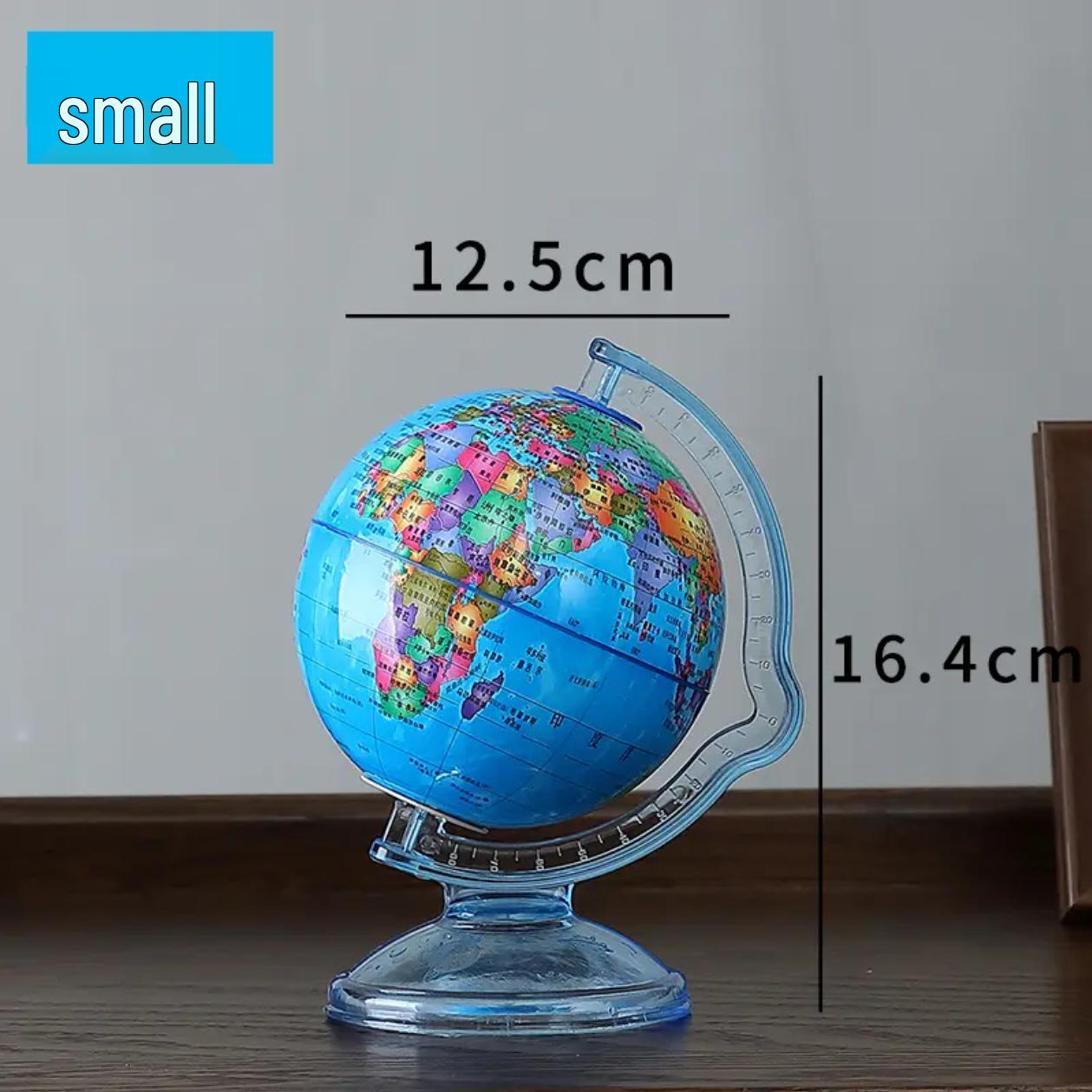 Interactive Luminous Globe for Students - HD Printed, AR Features, Illuminated Design for Primary to High School