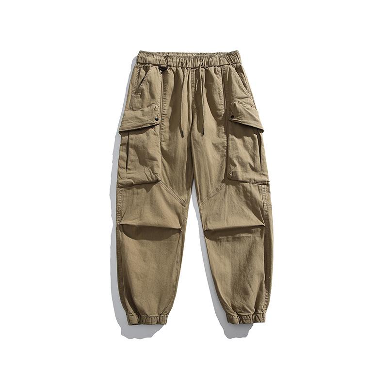 Vintage Paratrooper Overalls Men's Loose Pleated Functional Pants Men's Premium Casual Pants Men's