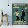 Lose Your Mind Find Your Soul Inspirational Quote Art Retro Poster Prints Abstract Girls Canvas Painting Vintage Home Wall Decor