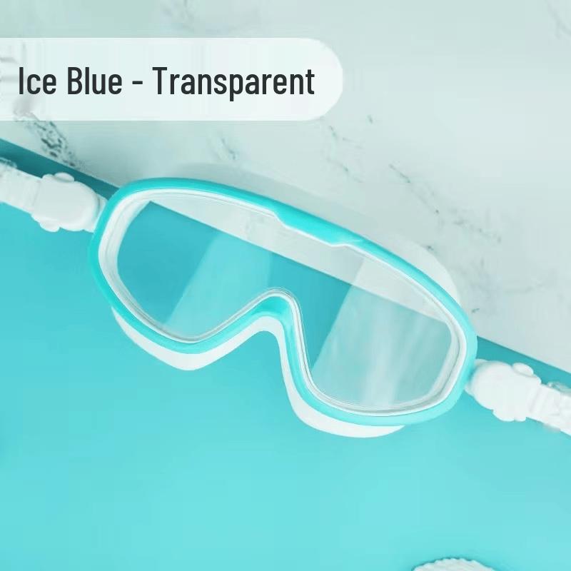Yuzhan HD Anti-Fog Swimming Goggles - Blue & White Transparent (2-Pack)