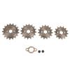Motorcycle 415 Chain 17mm 14/15/16/17 Tooth Front Engine Sprocket With 415H Master Connector Link For Motorized Bicycle Moped