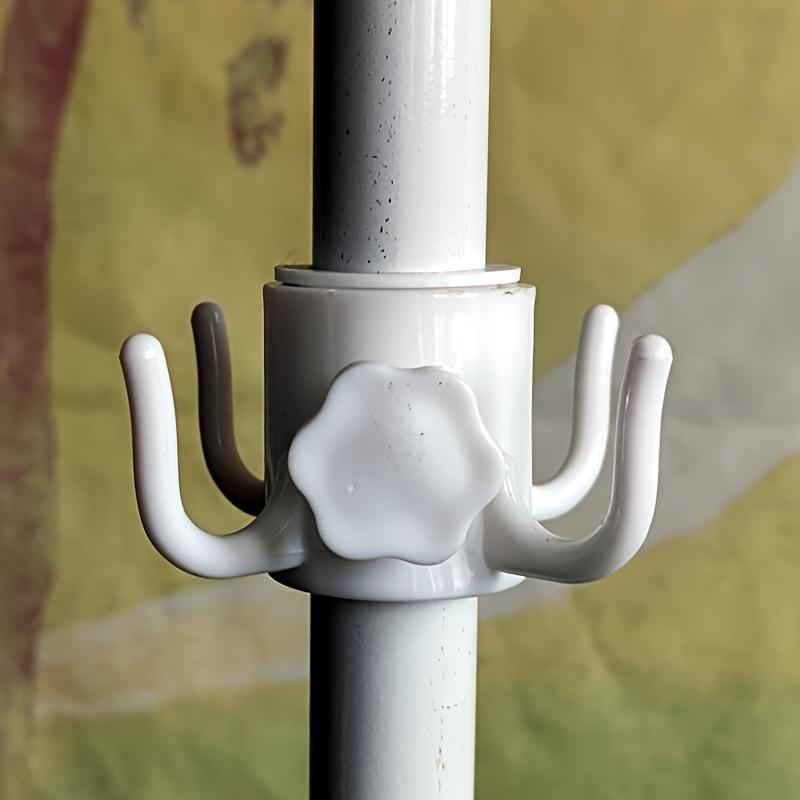 Beach Umbrella Hook Hanging Camping Trip Four Corner Beach Umbrella Hook Clasp for Towels Bags Hats Tent Accessories Tent Hook