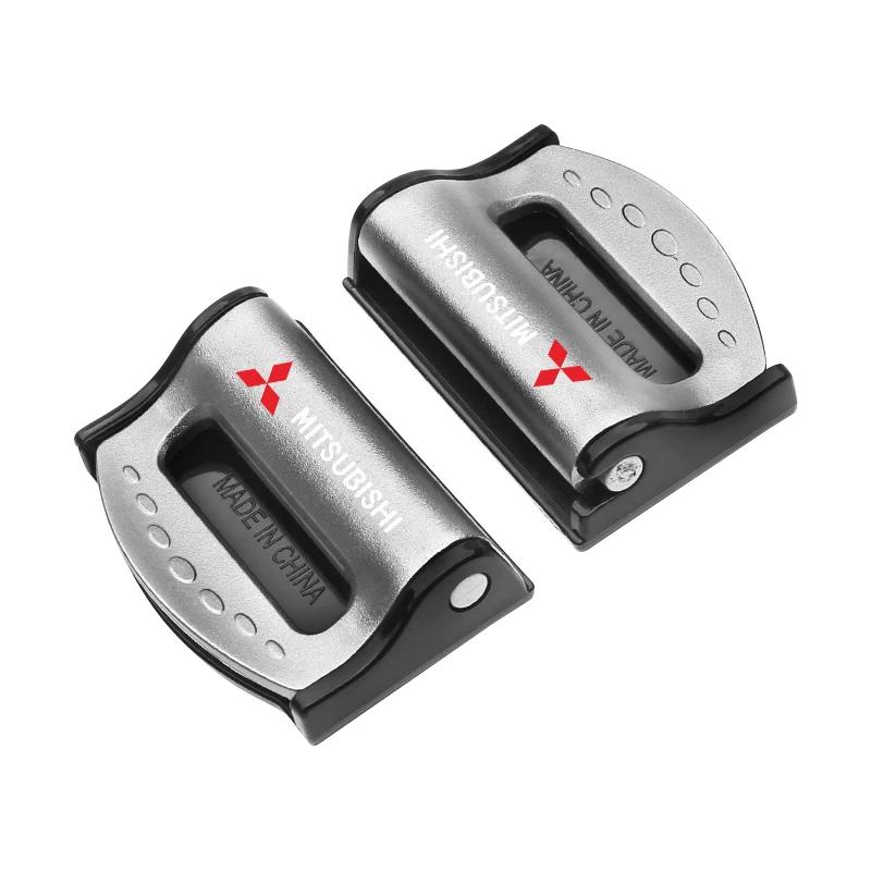 Automobile Safety Belt Buckle Clip Safety Stop Limiter Adjuster For Mitsubishi ASX Lancer Pajero Sport Attrage Mirage Eclipse