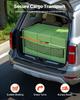 Cargo Bar, Ratcheting Cargo Bar Adjustable from 1016mm to 1854mm, Heavy-duty Steel Cargos Stabilizer with Non-Slip Foot Pads, Telescoping Load Lock