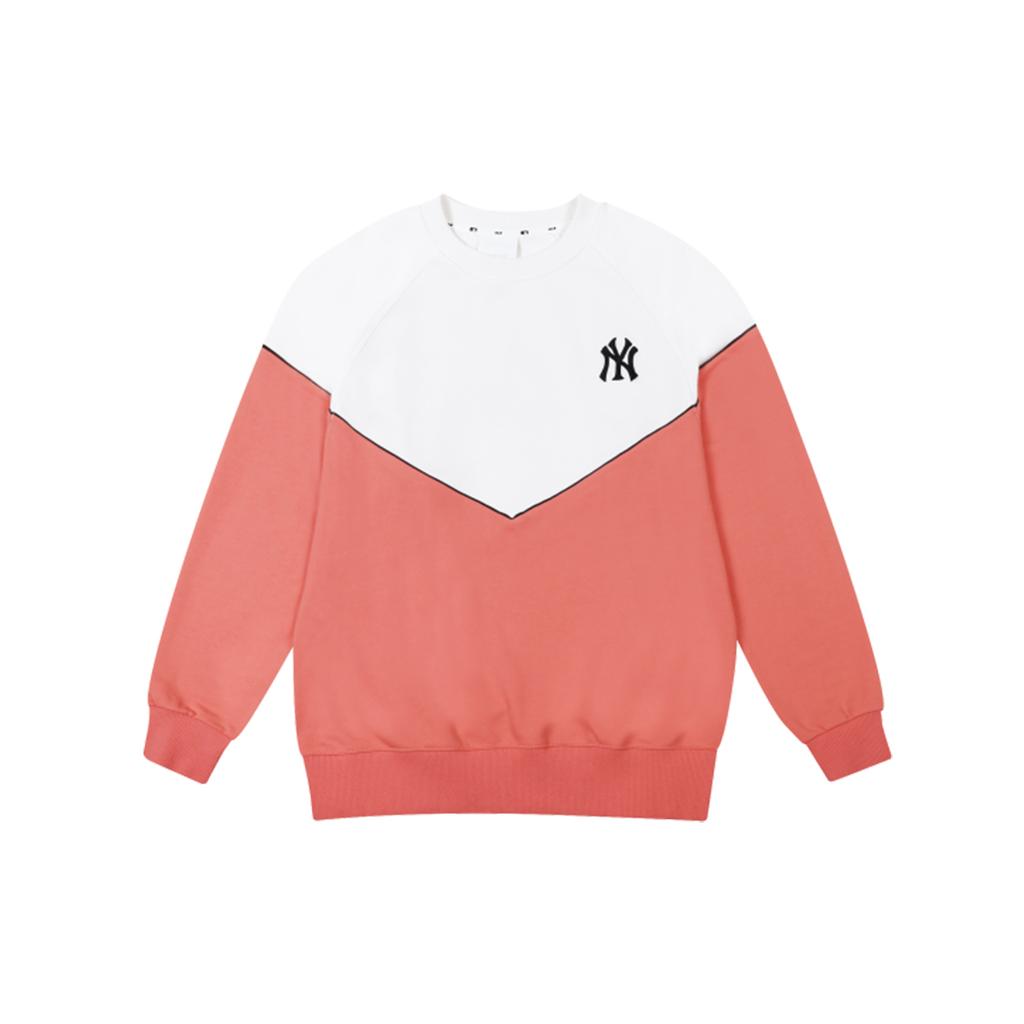 New MLB Sweatshirts Unisex Pink White 31MT0A041-50O