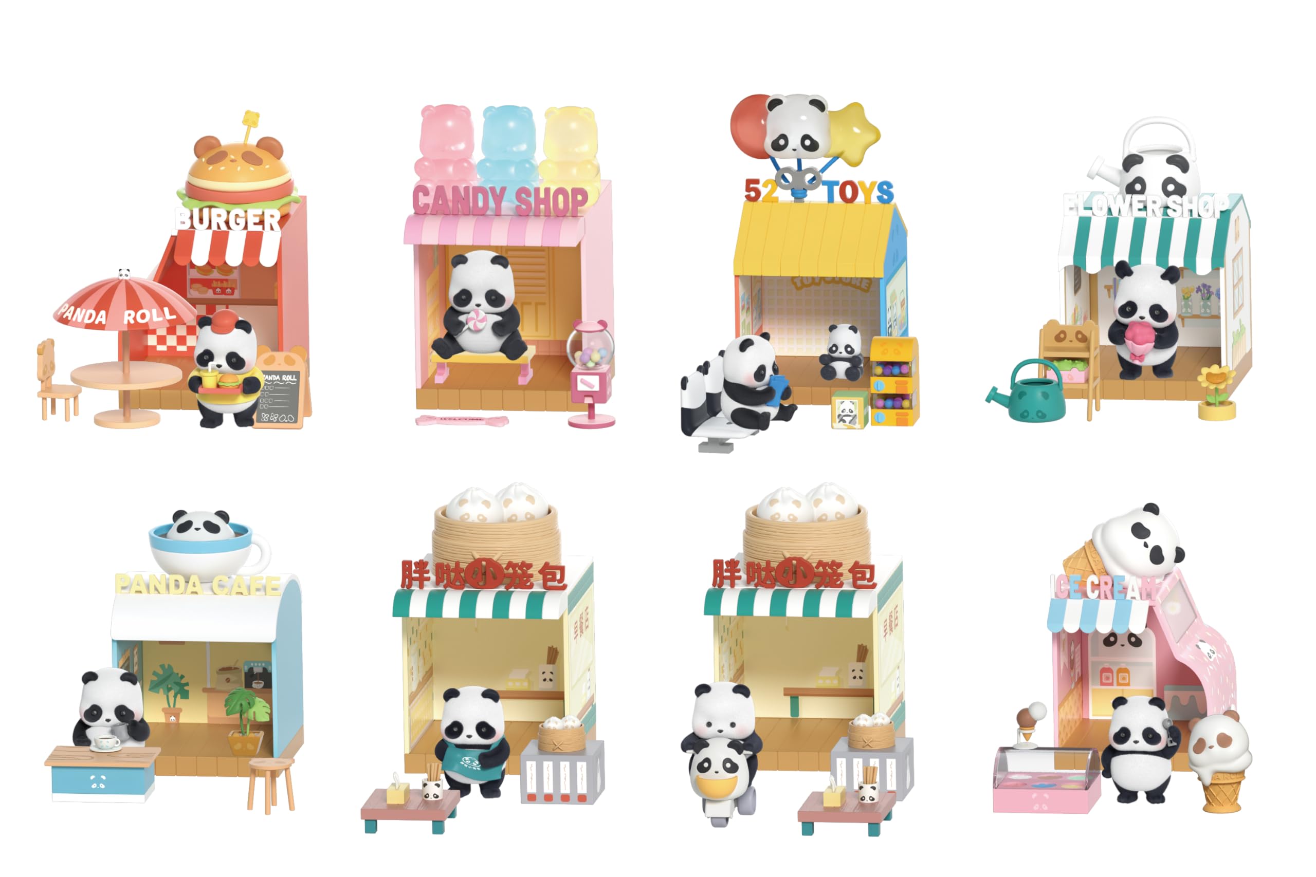 

52TOYS BLINDBOX PANDA ROLL Shopping Street 6-piece BOX