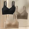 Plus Size Backless Push Up Wirefree Seamless Comfort Bra