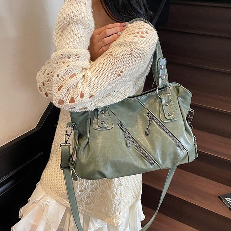 Yogodlns Fashionable Tote - Large Capacity Bag, Adjustable Strap, Compact Crossbody Purse, Stylish Everyday Wear