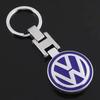 Car Wheel Center Hub Caps Sticker Metal Car Key Chain Ring For Volkswagen VW R GTI Golf 6 Amarok T5 Phaeton Teramont ID3 Tiguan
