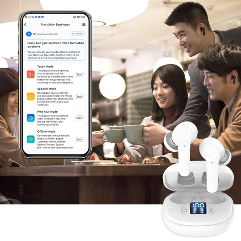 Xiaomi New AI BT Earphone Translation Into 144 Languages Wireless Bluetooth Headphone Smart Voice Real Time Headset for Travel Work