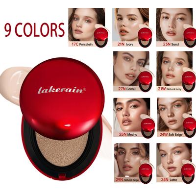 Fondotinta Cushion con Protezione Solare Fondotinta Cushion Fit Copertura Totale Impermeabile Lunga Durata Correttore Trucco a Lunga Durata
