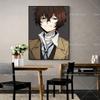 1pc Japanese Anime B-Bungo Stray Dogs Self-adhesive Art Poster Waterproof Paper Sticker Coffee House Bar Room Wall Decor