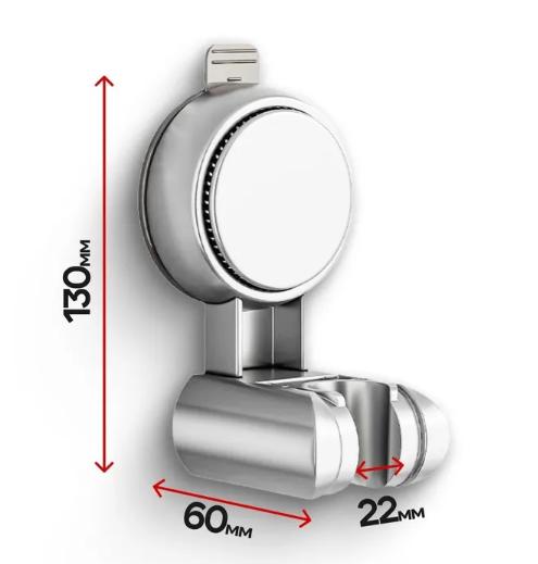 Suction Cup Showerhead Bracket one size