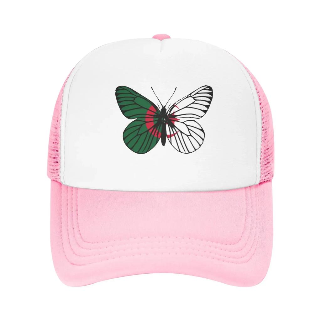 Pride Algeria Butterfly Flag Custom Mesh Baseball Caps For Mens  Camping Female Beach Dad Hat Snapback Cap