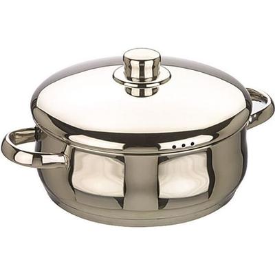 IBILI - Oslo Saucepan with Lid, 28 Cm, Stainless Steel, Induction Compatible