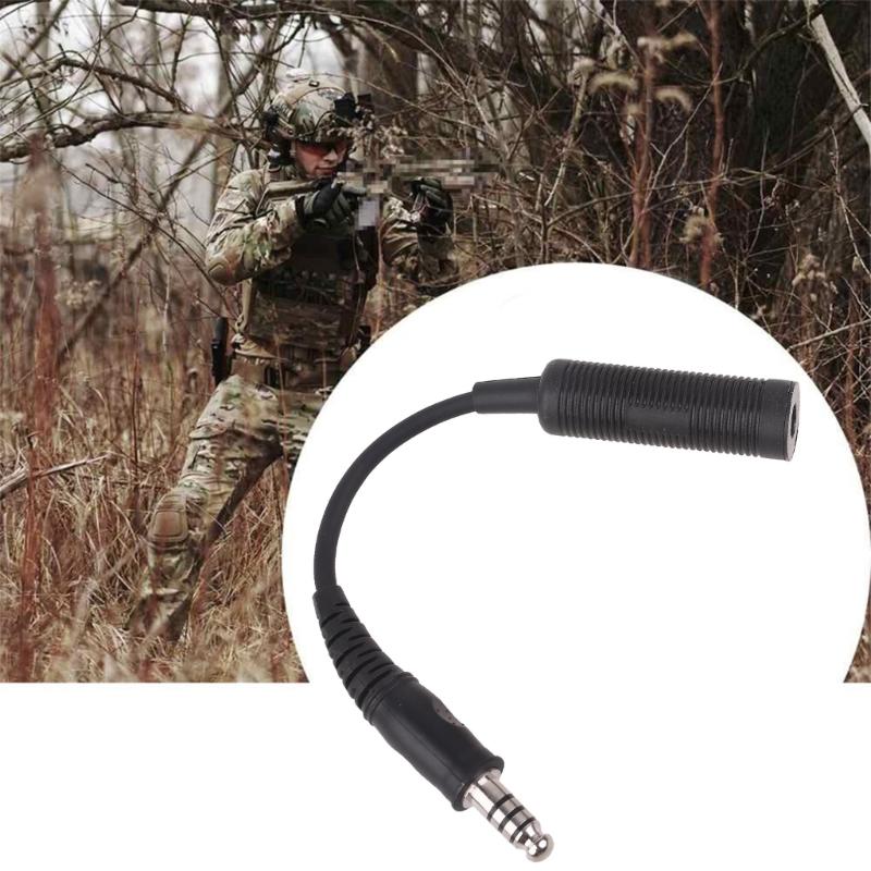 Portable Headphone Adapter Universal Converter Connect Your Headset To Radio or Phone U174 Converter for Indoor Use