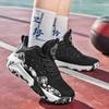 Men's Summer High-Top Knit Mesh Camo Basketball Sports Shoes, Trendy Footwear For Youth.