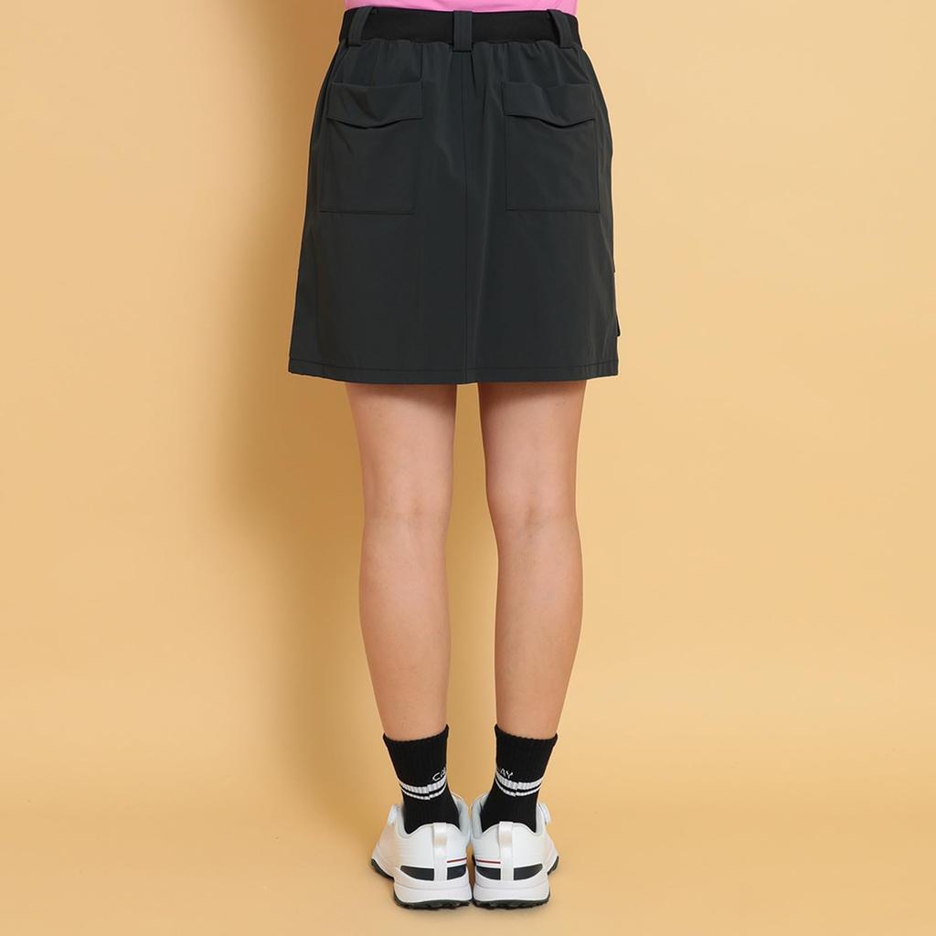 Callaway Stretch Cooling Skirt Size for Golf Women's 8-Way (Black, L) (C25128203 1010)