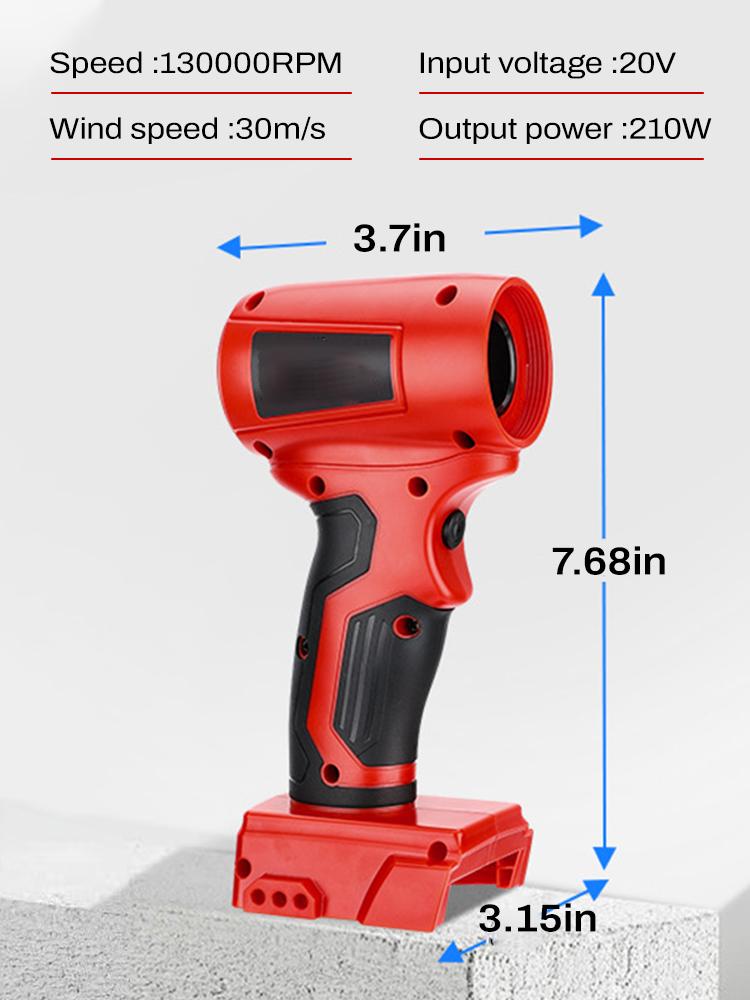 Violent Turbo Fan For Makita/Dewalt/Milwaukee 300000PRM Jet Blower Portable Violent Turbo Fan For Makita/Dewalt/Milwaukee