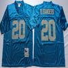 Retro Vintage Lions Tým 20 Americký Fotbalový Dres Vyšívaný Sportovní Oblečení Unisex Bavlněná Směs Limitovaná Edice